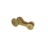 Side view of the assembled elastic-powered wooden car from Green Robot Tech, showcasing its sleek design and functionality