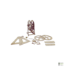 Unassembled wooden parts for the DIY Ferris wheel kit by Green Robot Tech, promoting creativity and sustainability in STEAM projects