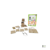 Green Robot Tech’s DIY pneumatic lift kit with eco-friendly wooden components, a syringe mechanism, and educational packaging